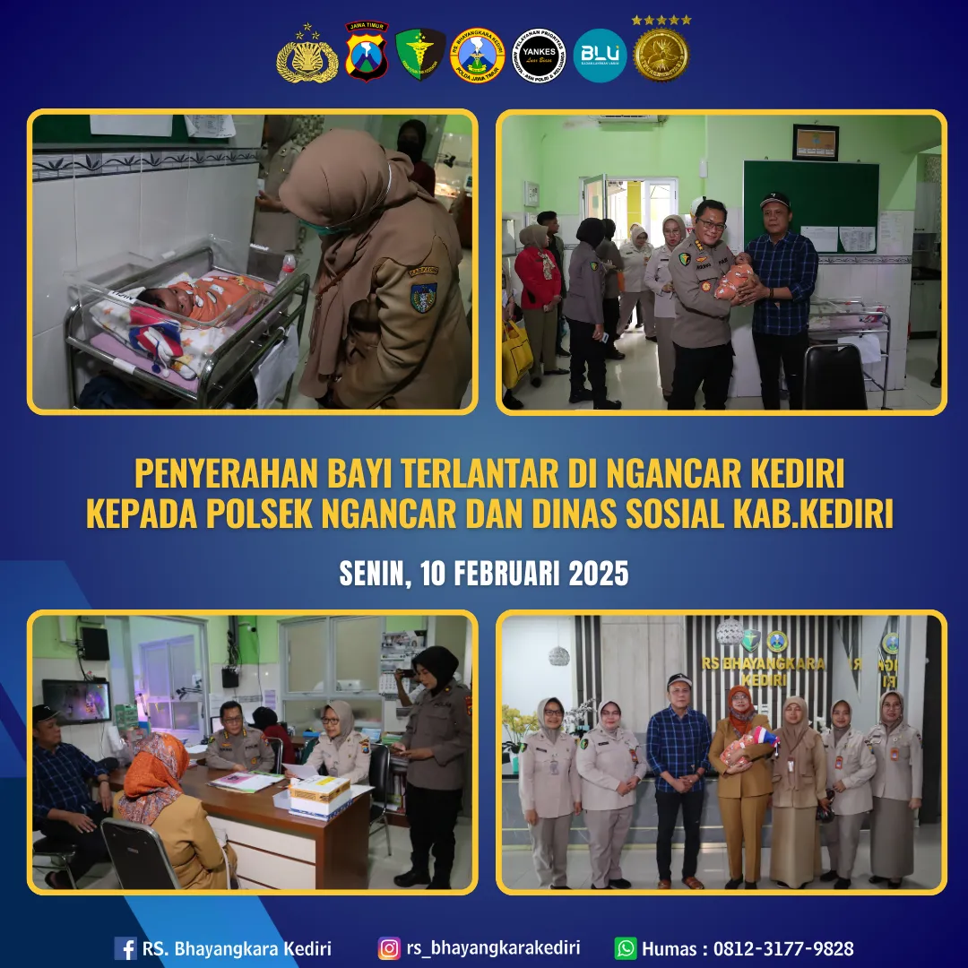 PENYERAHAN BAYI TERLANTAR DI NGANCAR KEDIRI