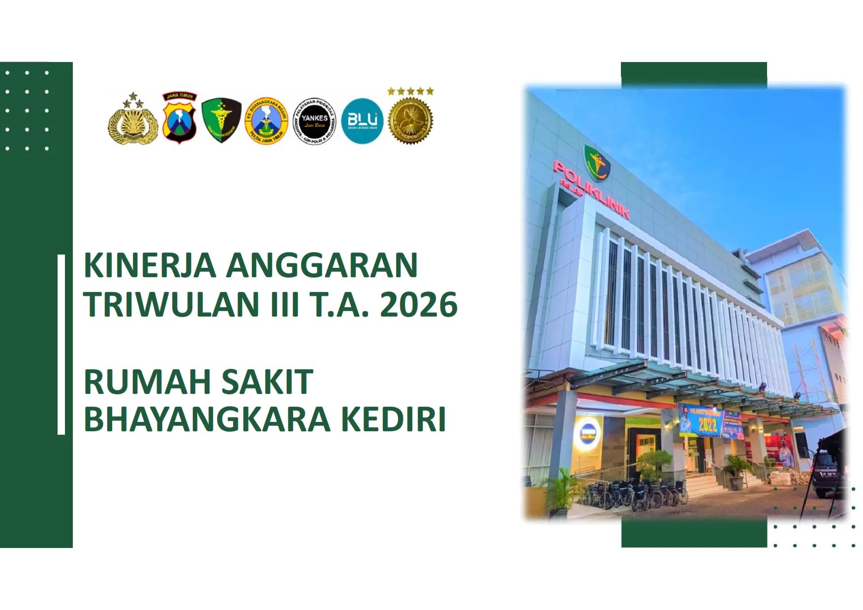 KINERJA ANGGARAN TRIWULAN III TAHUN 2026